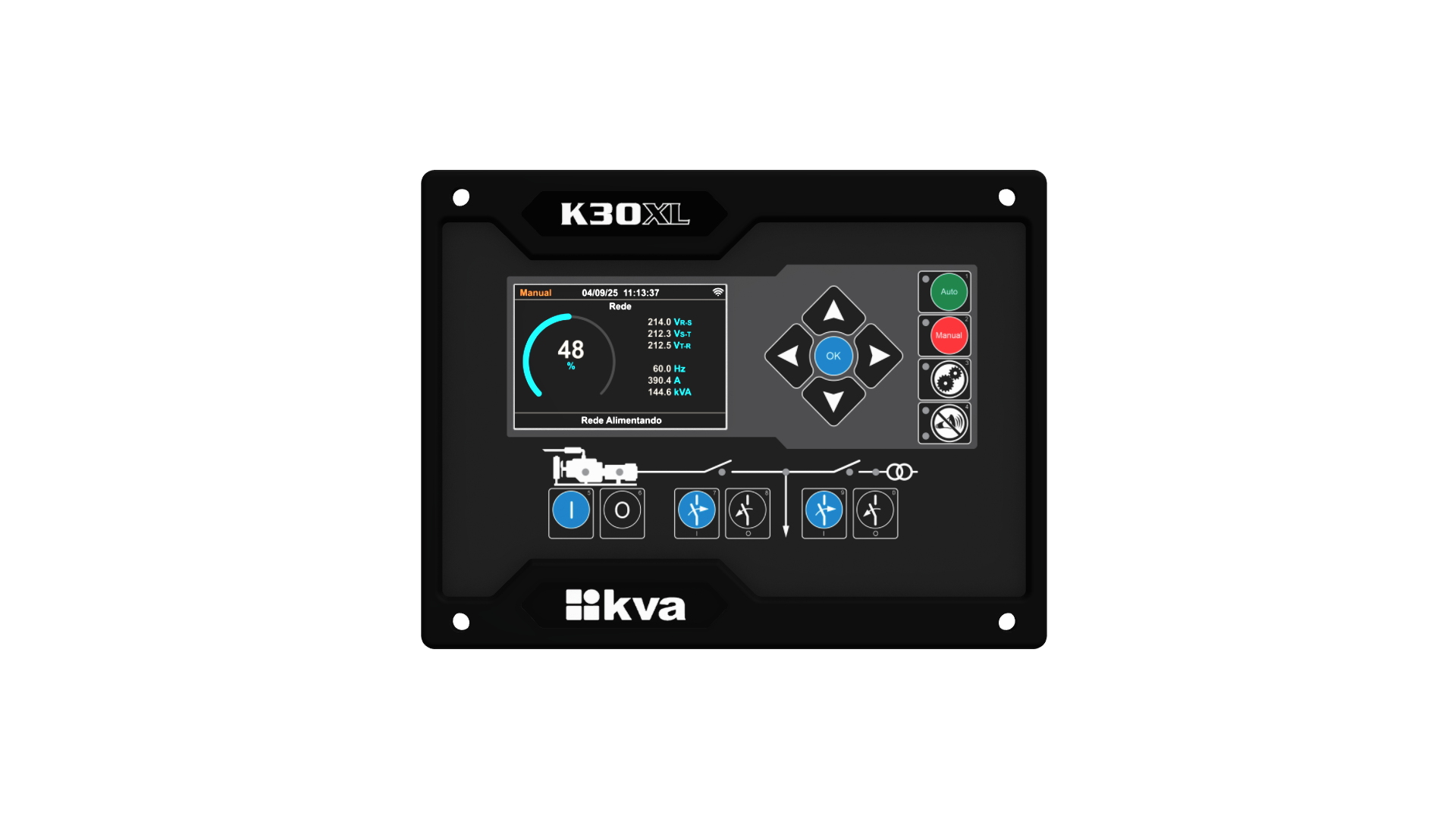 K30XL_360_1 K30XL 4.0 - Controle Automático e Proteção KVA - Imagem 1
