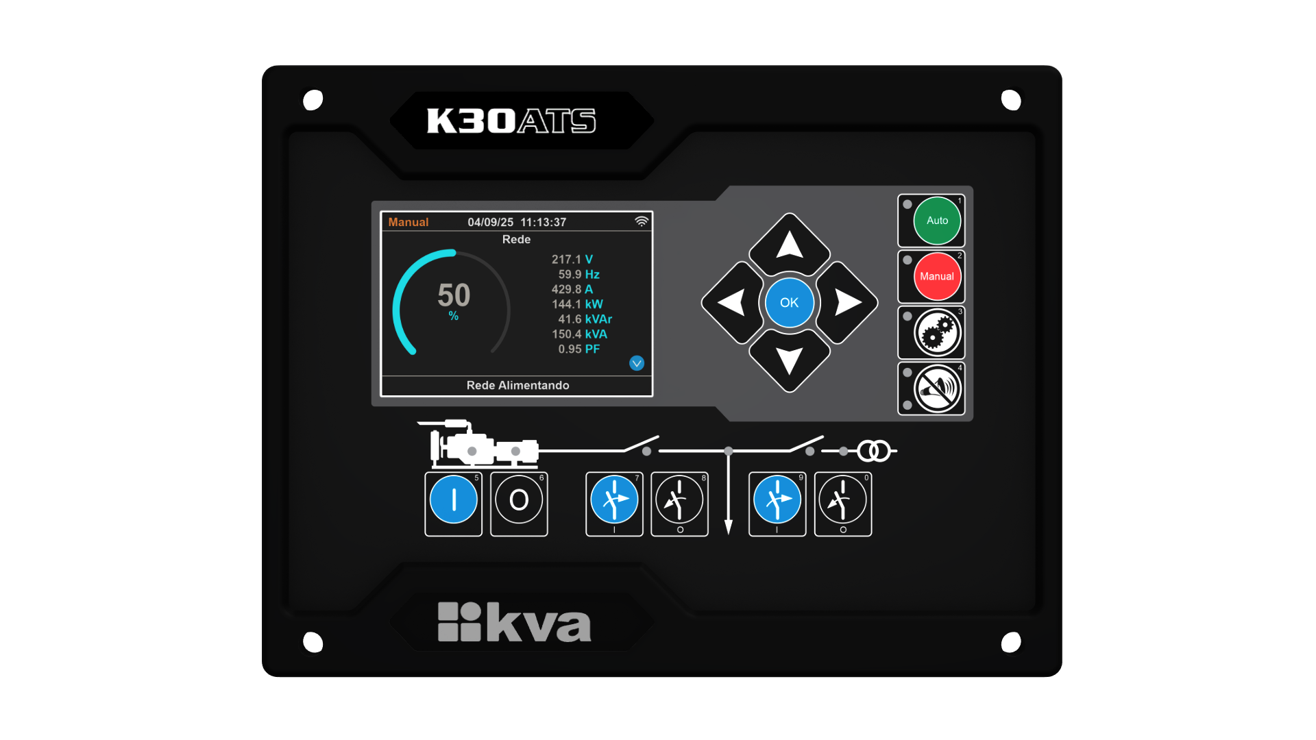 ATS_1 K30 ATS - WIFI - Controle de Transferência para Grupo Gerador - Imagem 1